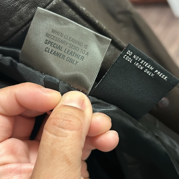 PELLE STUDIO Leather Vintage Trench Style Coat - Picture 9 of 10